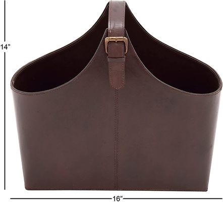 Hộp lưu trữ quà tặng giỏ xách tay bằng da cho rượu / tạp phẩm / quà tặng ngày lễ