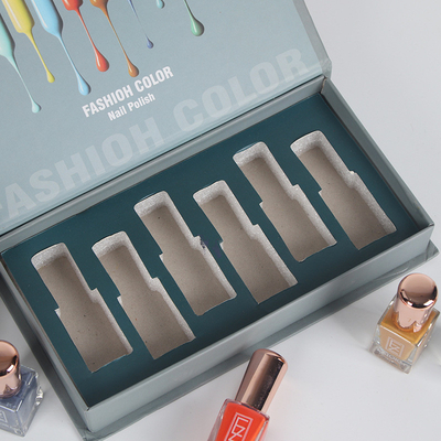 Biểu trưng tùy chỉnh sang trọng Giấy in rỗng Mỹ phẩm sơn móng tay Gel chăm sóc móng tay Hộp chai