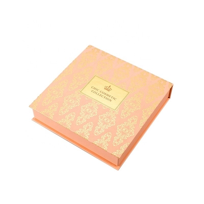 Bao bì sang trọng tùy chỉnh Mỹ phẩm trang điểm Hộp bộ sưu tập trang điểm Nắp từ tính Hộp quà tặng các tông để đóng gói