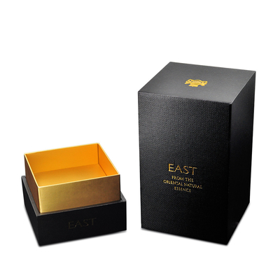 Các tông đen rỗng Bao bì mỹ phẩm Hộp nước hoa Logo tùy chỉnh
