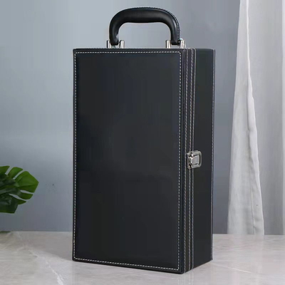 Hình chữ nhật Chai rượu vang đỏ Hộp quà tặng Biểu trưng tùy chỉnh 35,2x27x11,5cm