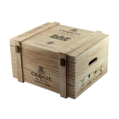 Hộp đựng rượu bằng gỗ cá nhân hóa rượu Whisky lớn