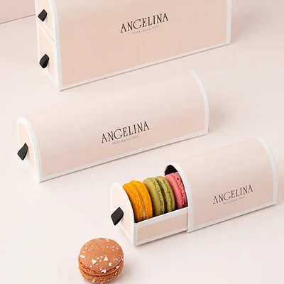 Bánh quy Giáng sinh Macaron Hộp quà Giấy bìa tùy chỉnh