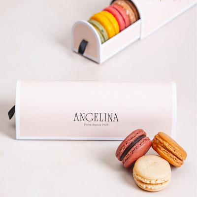 Bánh quy Giáng sinh Macaron Hộp quà Giấy bìa tùy chỉnh
