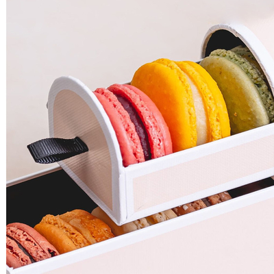 Bánh quy Giáng sinh Macaron Hộp quà Giấy bìa tùy chỉnh