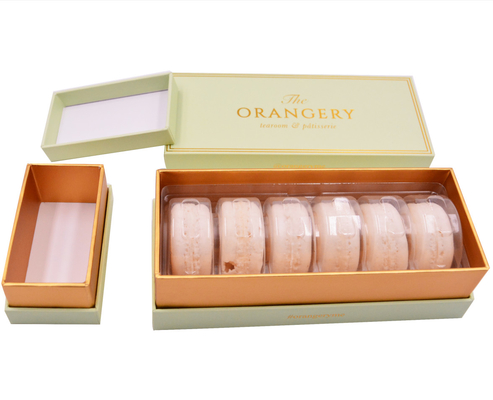 giá tốt Hộp quà tặng Macaron hai mảnh tùy chỉnh và đế bìa cứng sang trọng trực tuyến